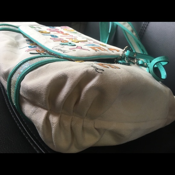 Coach Poppy Signature Glam Tote 14986 and … - Picture 6 of 8
